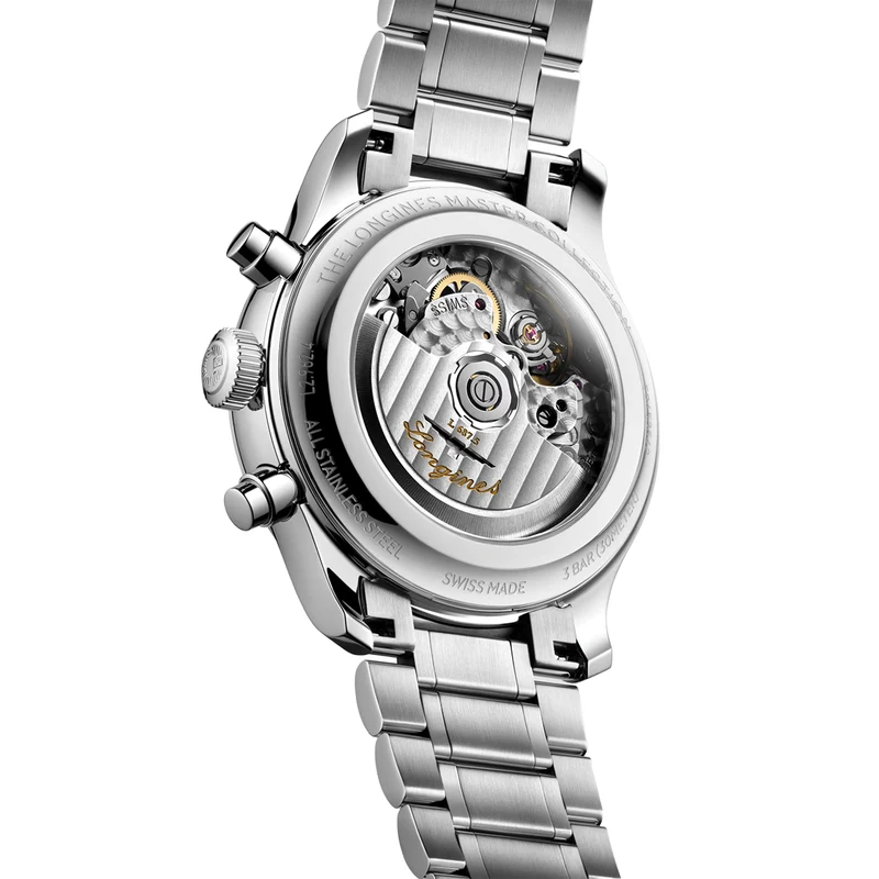 Master Collection Chrono Moonphase 41mm - Silver on Bracelet