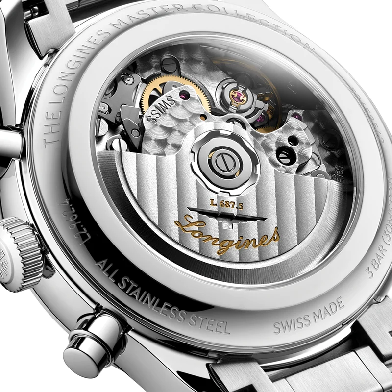 Master Collection Chrono Moonphase 41mm - Silver on Bracelet