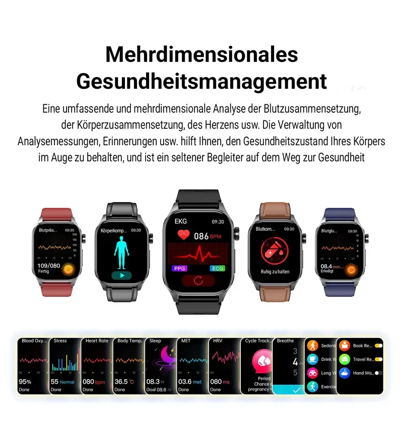 Kardena® CARE Pro 4 mit SOS-Funktion & Blutanalyse (2024)