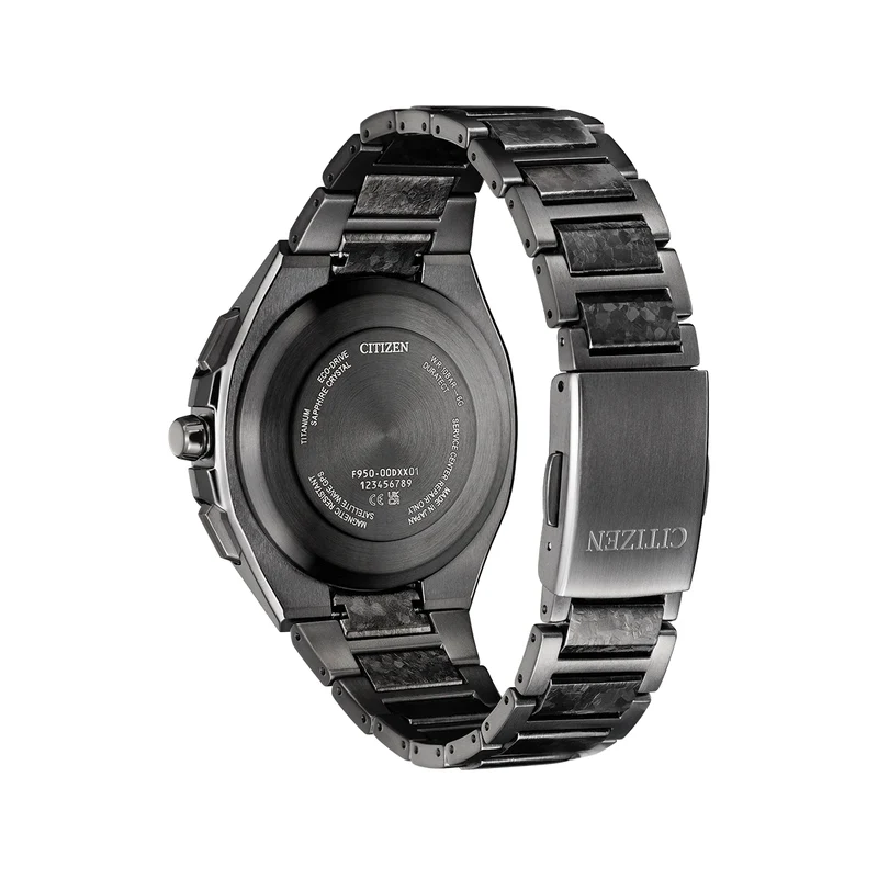ATTESA Black Super Titanium 43.2mm - Black on Bracelet