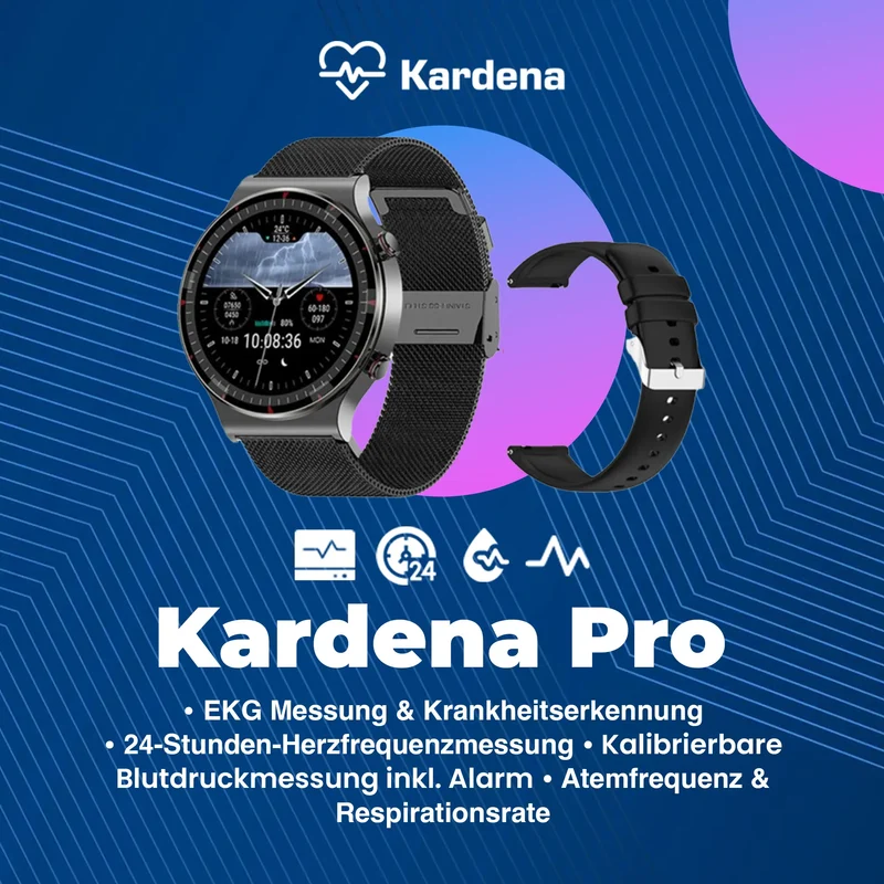 Kardena® CARE Pro 2 inkl. Elektrode & Langzeit-EKG