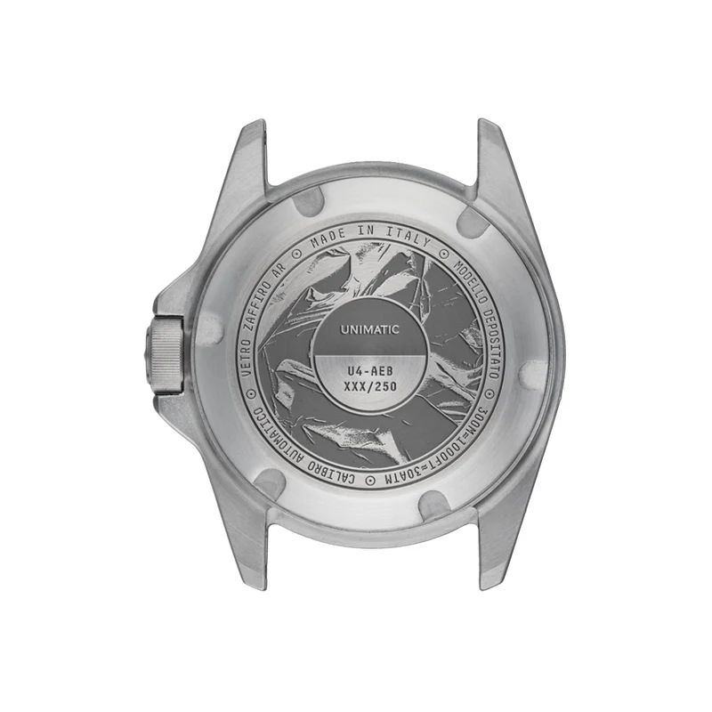 Modello Quattro U4-AEB Limited Edition 40mm - Black on Fabric Strap w/ Additional Fabric Strap