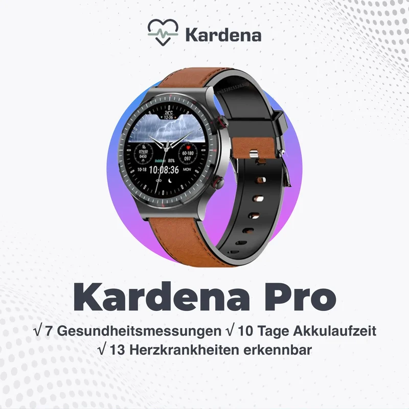 Kardena CARE Pro 2- Smartwatch mit Schlafapnoe-Erkennung