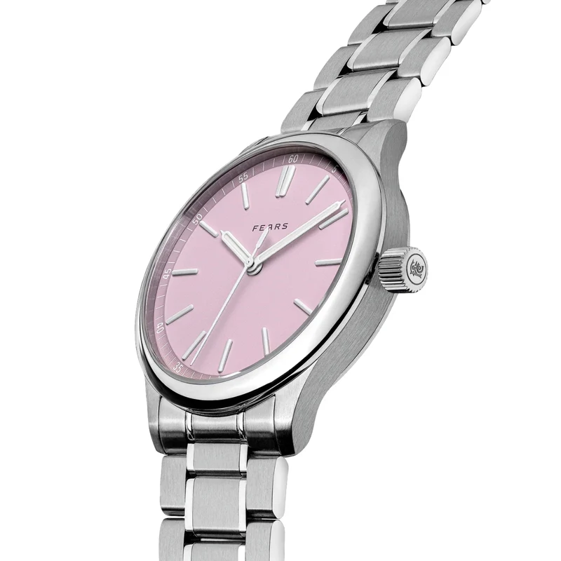Redcliff "Pale Lilac" 39.5mm - Purple on Bracelet