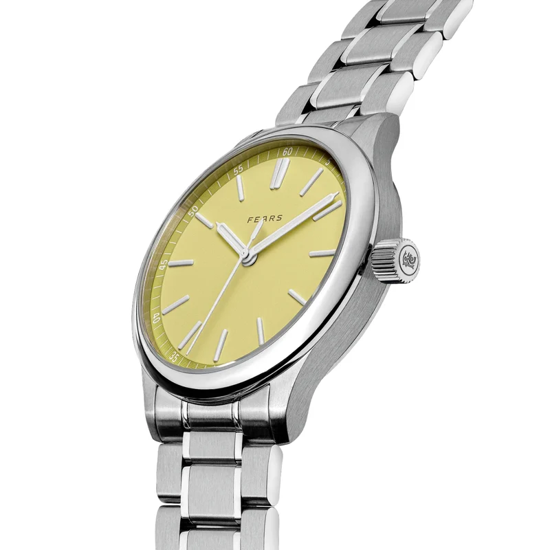 Redcliff "Sherbert Yellow" 39.5mm - Yellow on Bracelet