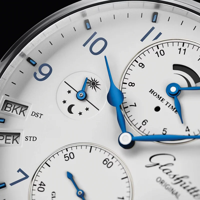 Senator Cosmopolite 44mm - White on Leather Strap