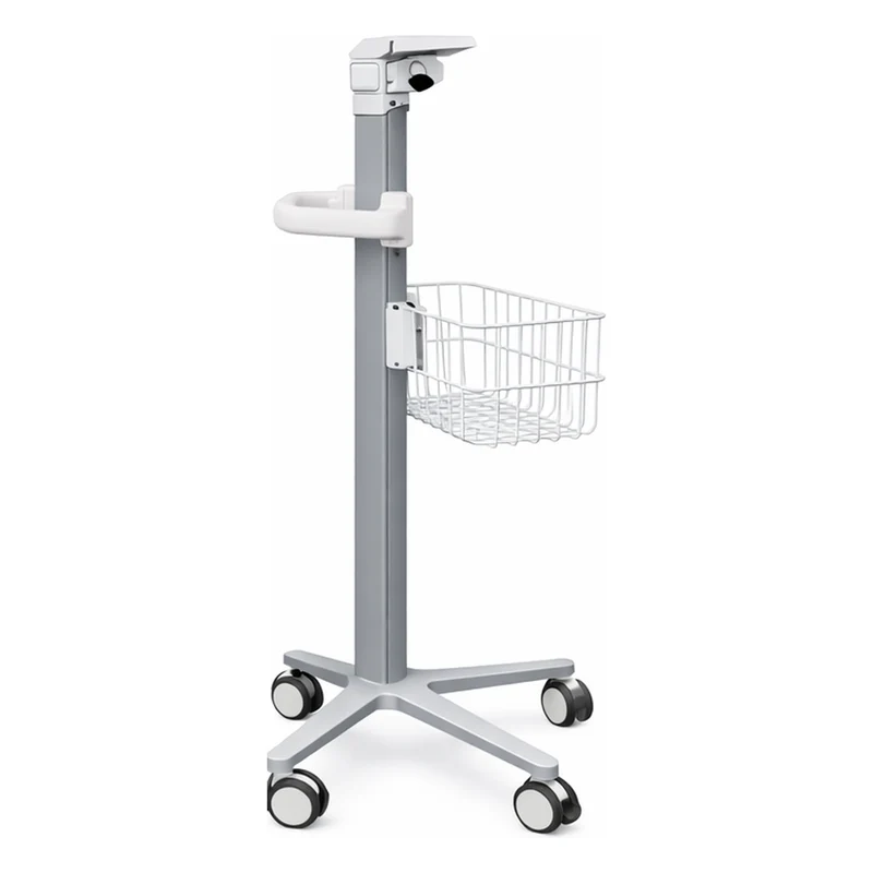 Rollbarer Ständer für Patientenmonitor mit Drucker