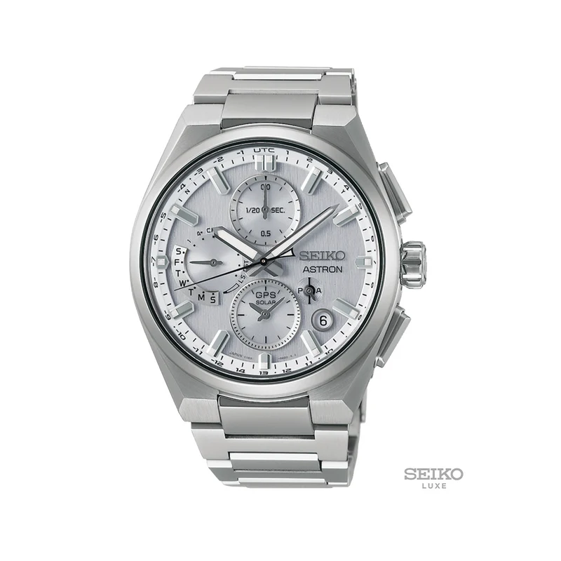 SSH159 Astron 42mm - Silver on Bracelet