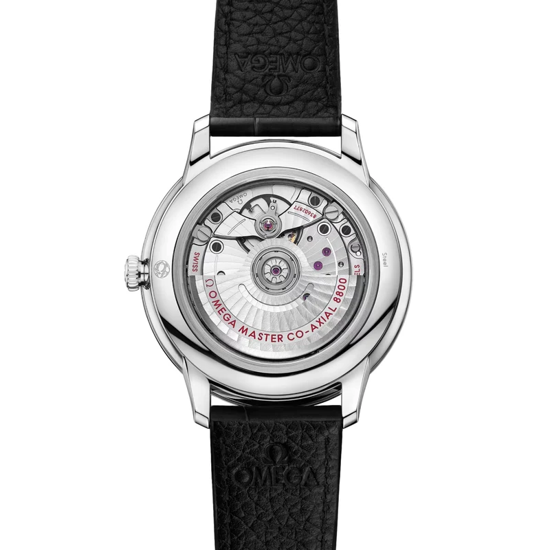 De Ville Prestige 40mm - Black on Leather Strap