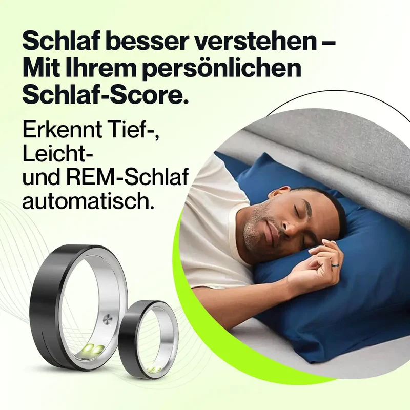 Kardena CARE Life 3 – Gesundheitsring mit SOS-Funktion, Schlafanalyse & Vitalmessung