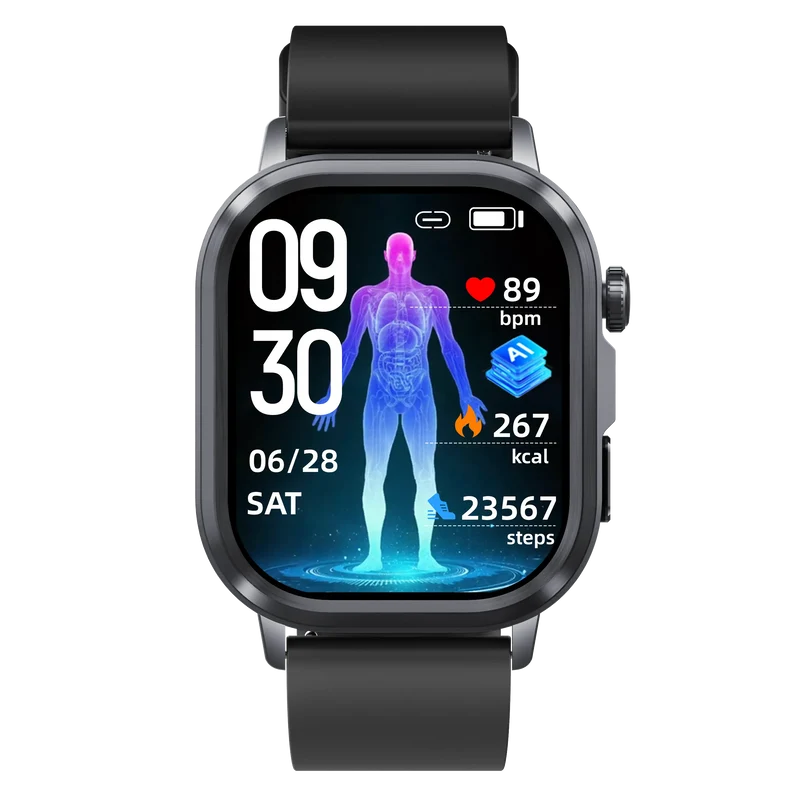 Kardena CARE Pro 6 – Gesundheitsuhr mit SOS-Notruf, EKG & Pflegefunktion