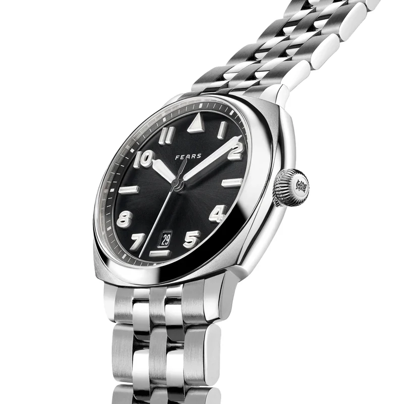Brunswick Filton "Raven Black" 40mm - Black on Bracelet