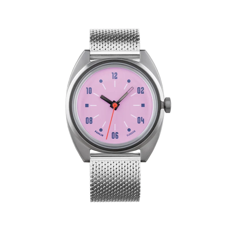Modul C Auto 39mm - Pink on Bracelet