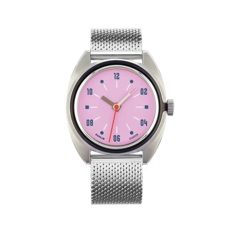 Modul C Quartz 35mm - Pink on Bracelet