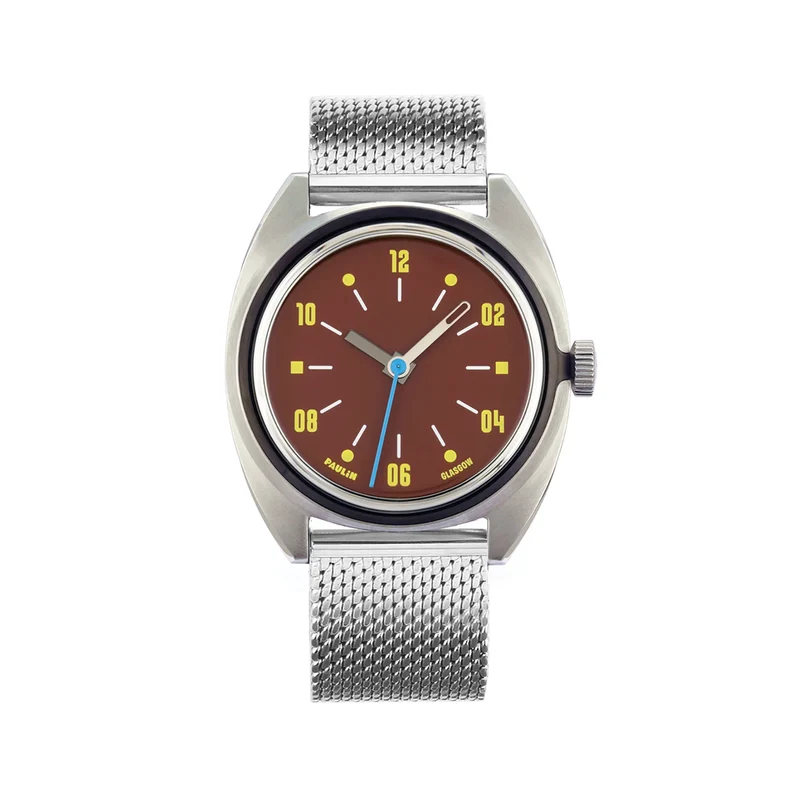 Modul B Quartz 35mm - Brown on Bracelet