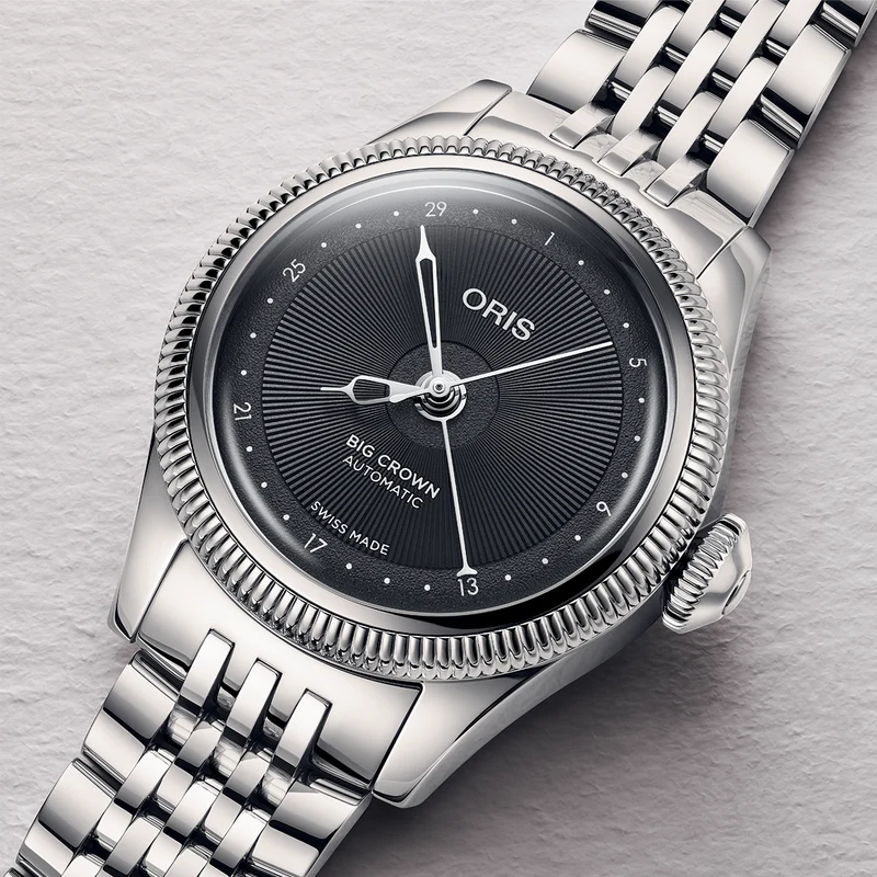 Big Crown Pointer Date 29mm - Black on Bracelet