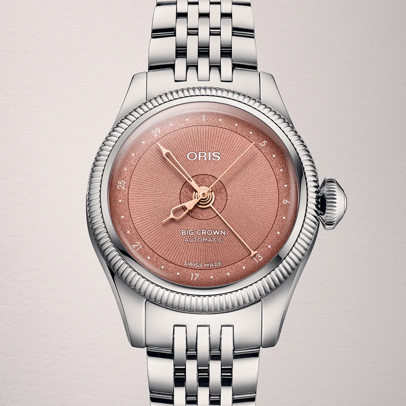Big Crown Pointer Date 29mm - Pink on Bracelet