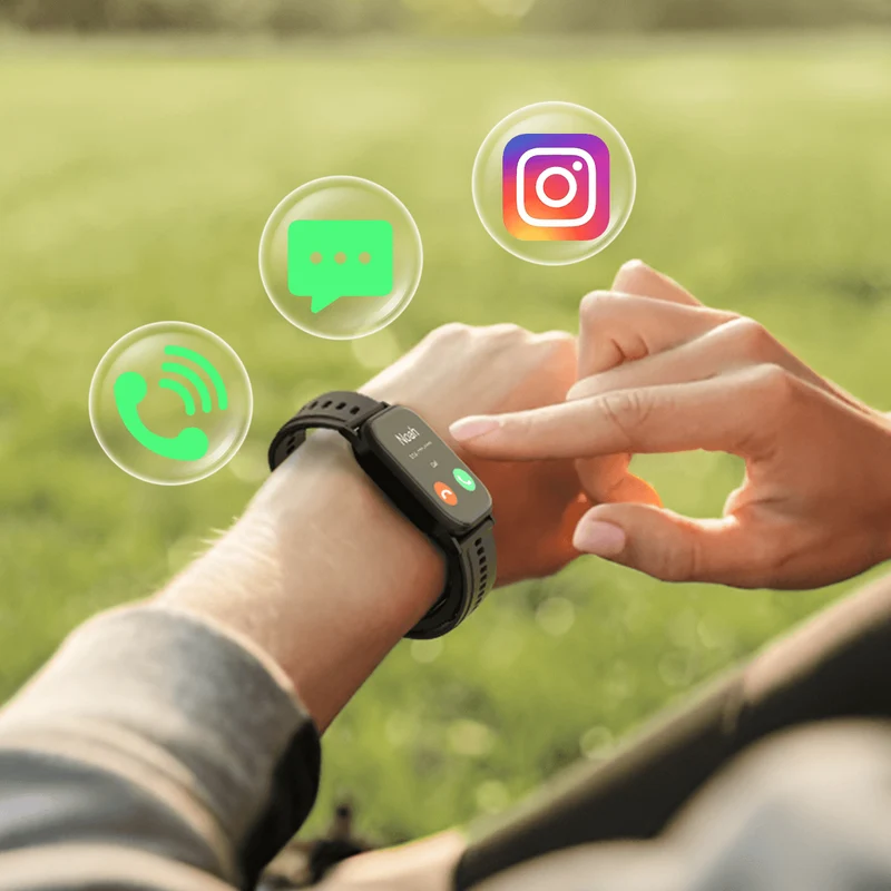 Intelligente Blutdruckuhr mit Micro Aircuff