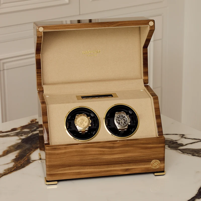 Perpetua Duo Watch Winder - Wood