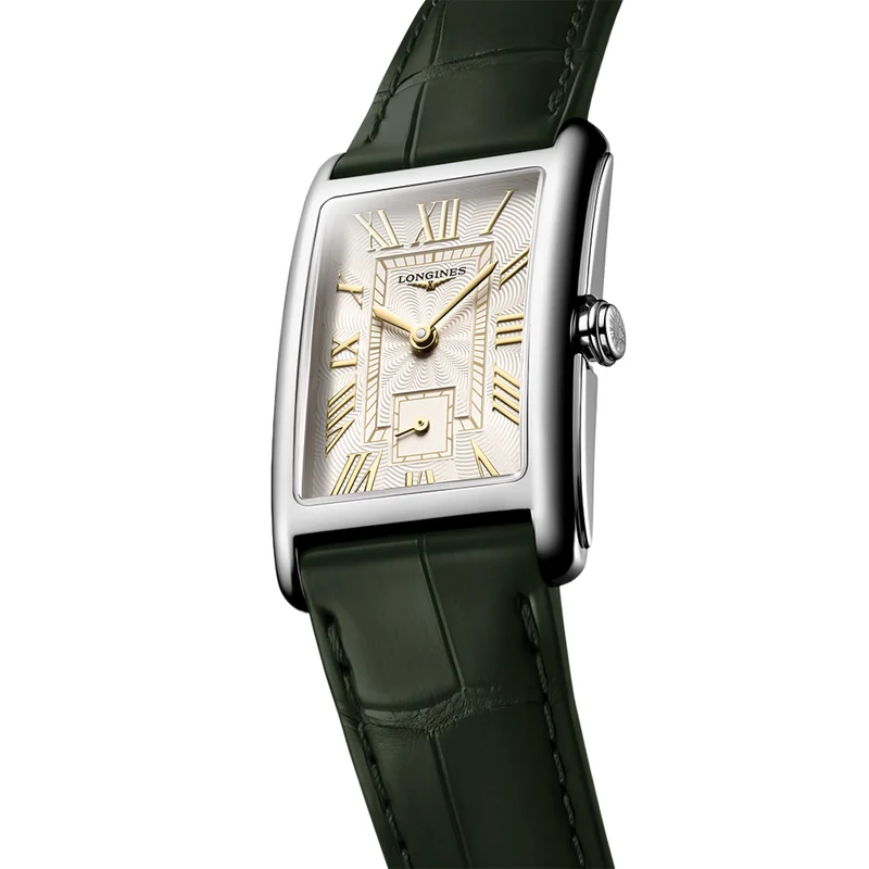 DolceVita Quartz 37mm - Ivory gilt "Flinqué" on Leather Strap