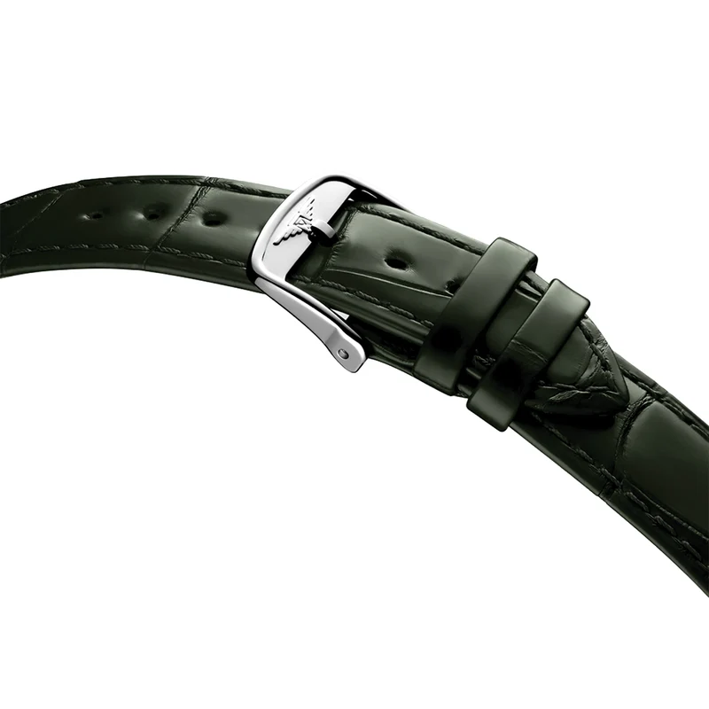 DolceVita Quartz 37mm - Ivory gilt "Flinqué" on Leather Strap