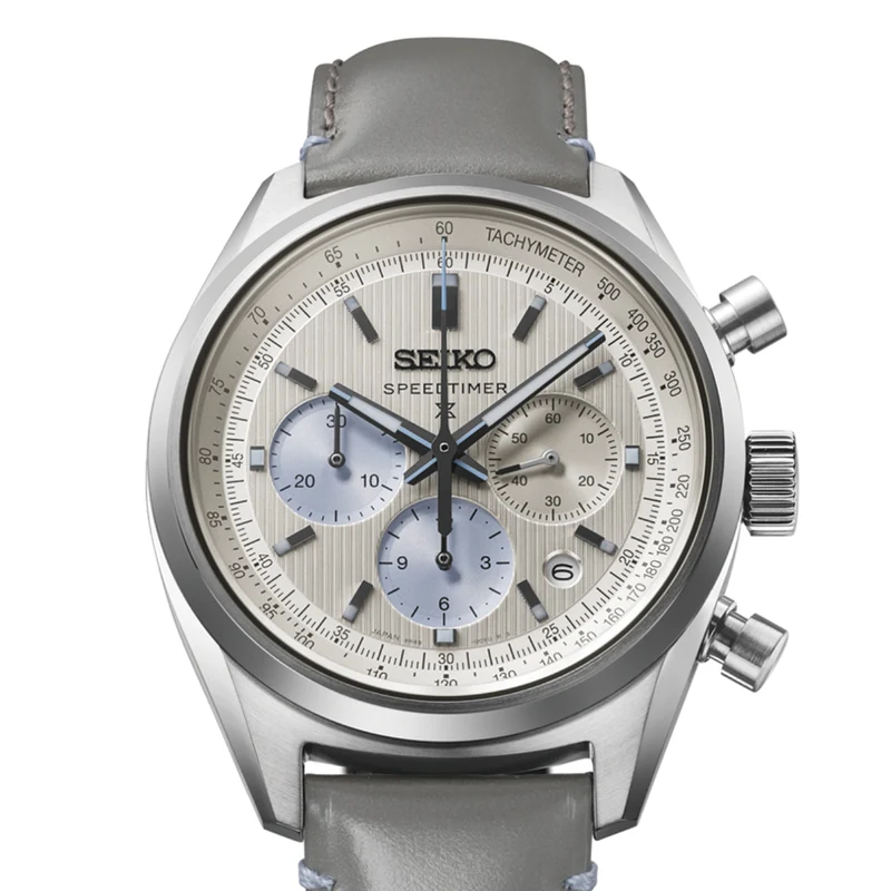 HBD002 Prospex Speedtimer 42mm - Ivory on Leather Strap