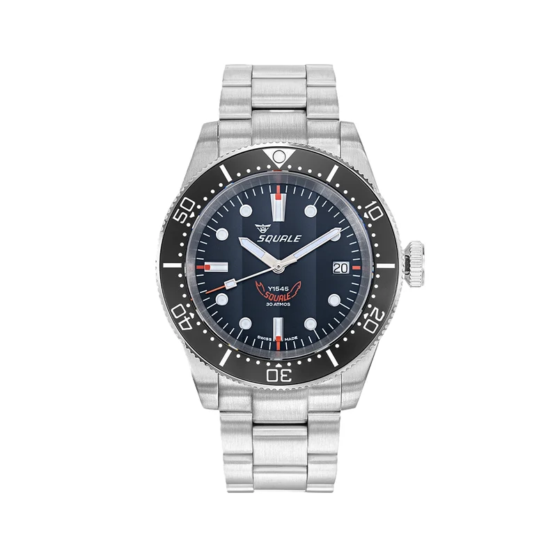1545 Steel 40mm - Black Bracelet