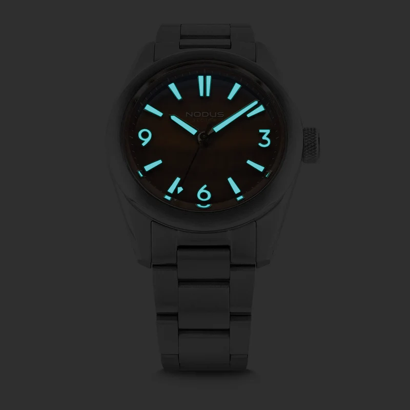 Sector II Sport Tiger's Eye 38mm - Brown on Bracelet