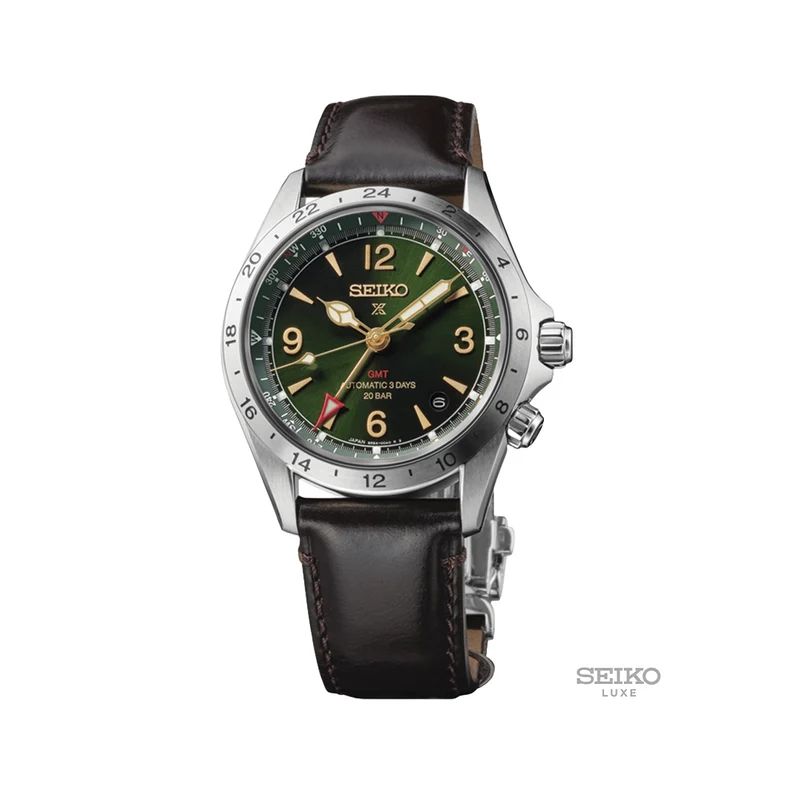 HBC007 Prospex Land 39.5mm - Green on Leather Strap