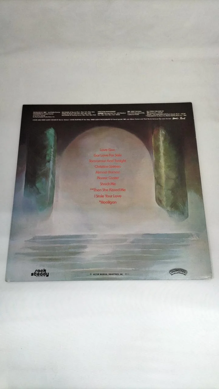 VICTOR LP Westernmusik LOVE GUN/KISS
