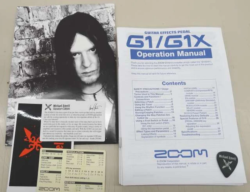 ZOOM Multieffekte G1M MICHAEL AMOTT