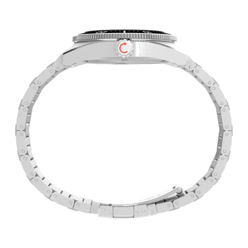 Deepwater Reef 200 41mm - Black on Stainless Steel Bracelet