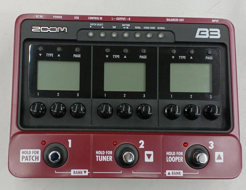 ZOOM Multi-Effektpedal B3