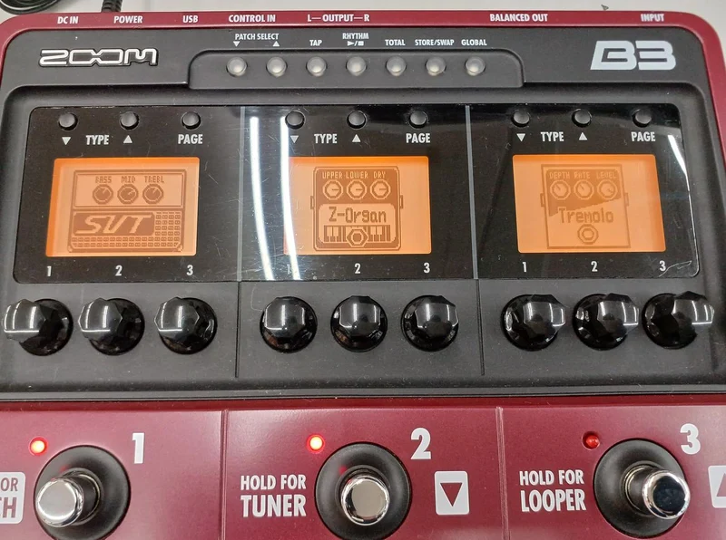 ZOOM Multi-Effektpedal B3