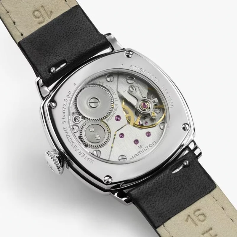 American Classic Cushion Mechanical 30mm - Beige on Leather Strap