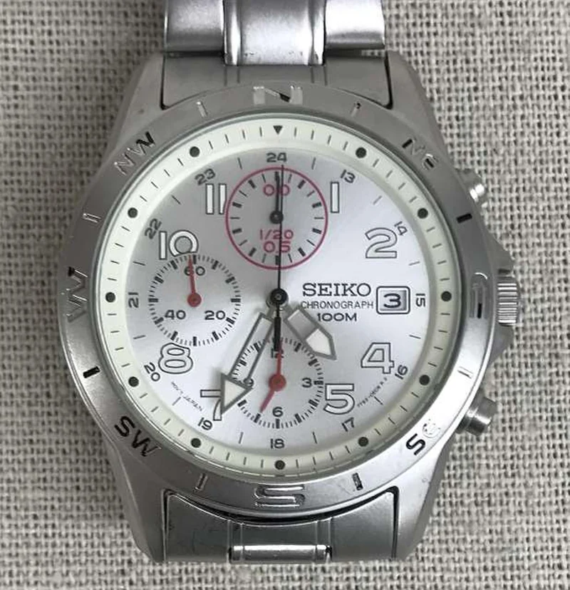 SEIKO Quarz-Armbanduhr 7T92-0DX0