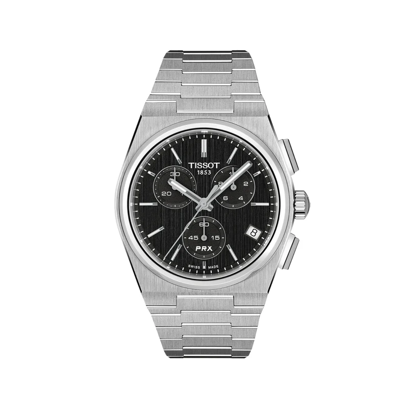 PRX Quartz Chronograph 41mm - Black on Bracelet
