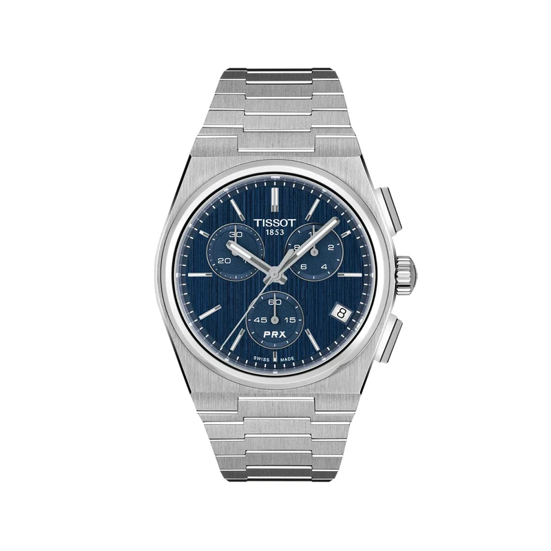 PRX Quartz Chronograph 41mm - Blue on Bracelet