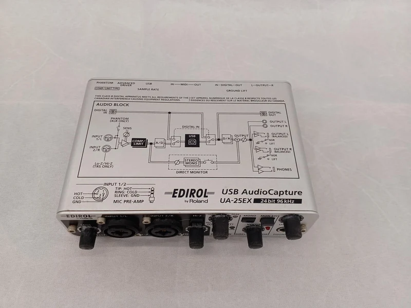 ROLAND Audio-Interface: USB-Audioaufnahme / UA-25EX