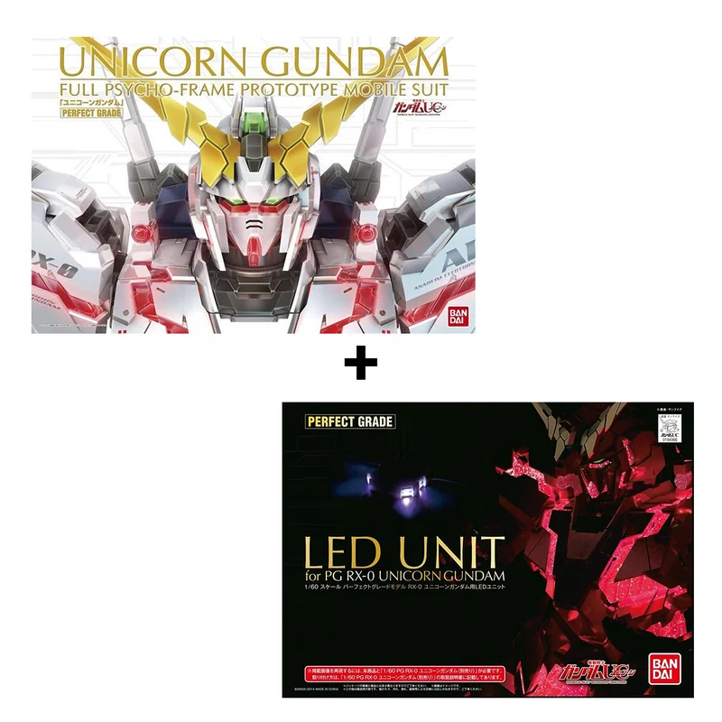 Bandai PG RX-0 Unicorn Gundam + LED-Einheit