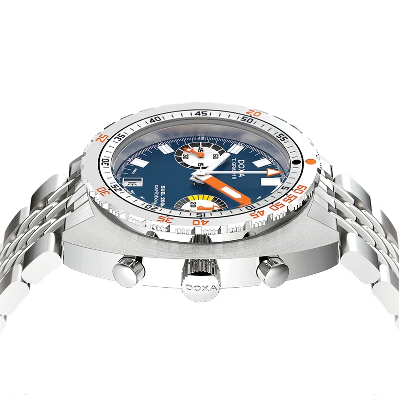 SUB 200 T.Graph II Caribbean 42mm - Blue on Bracelet