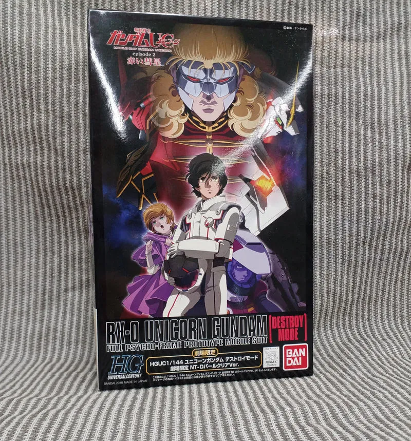 Bandai Plastikmodell 1/144 Unicorn Gundam Destroy Mode