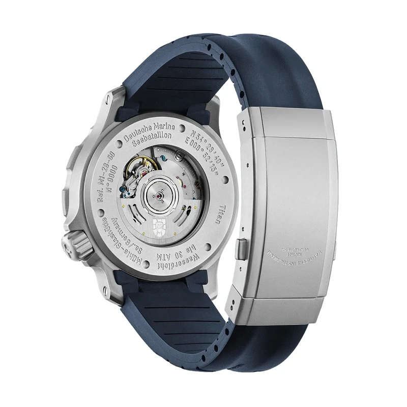 Seebataillon GMT 45mm - Blue on Rubber Strap