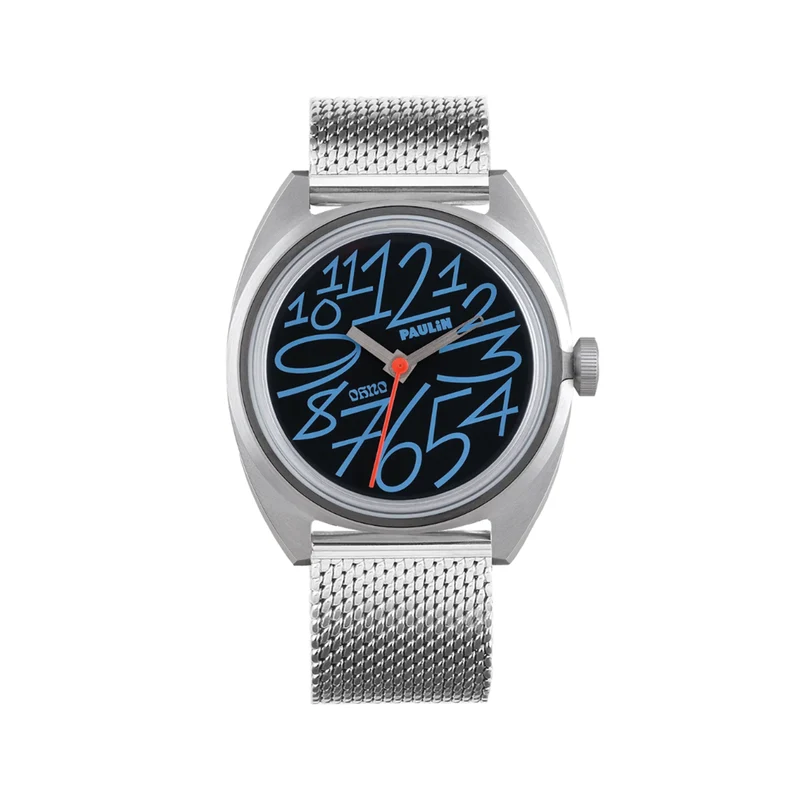 Oh No Quartz Blue 35mm - Navy Blue on Bracelet