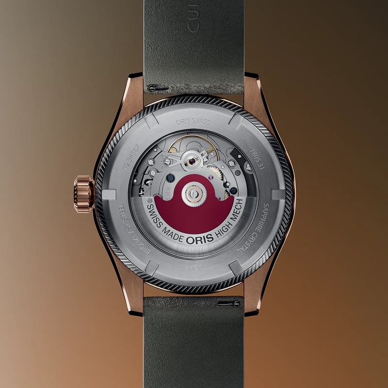 ProPilot Date Bronze 41mm - Black on Leather Strap