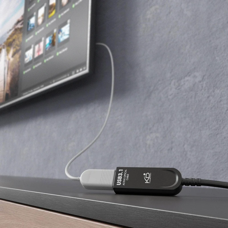 USB-Verlängerungskabel, optisch, USB 3.1 Gen2 für bis zu 10 Gbit/s