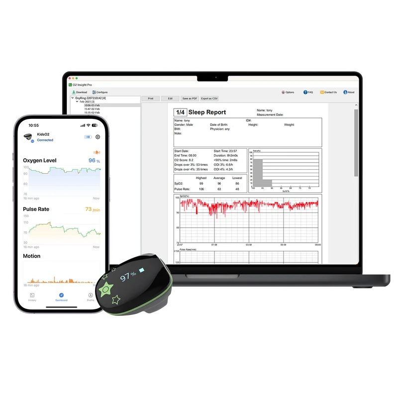 Sauerstoffmonitor für kleine Finger