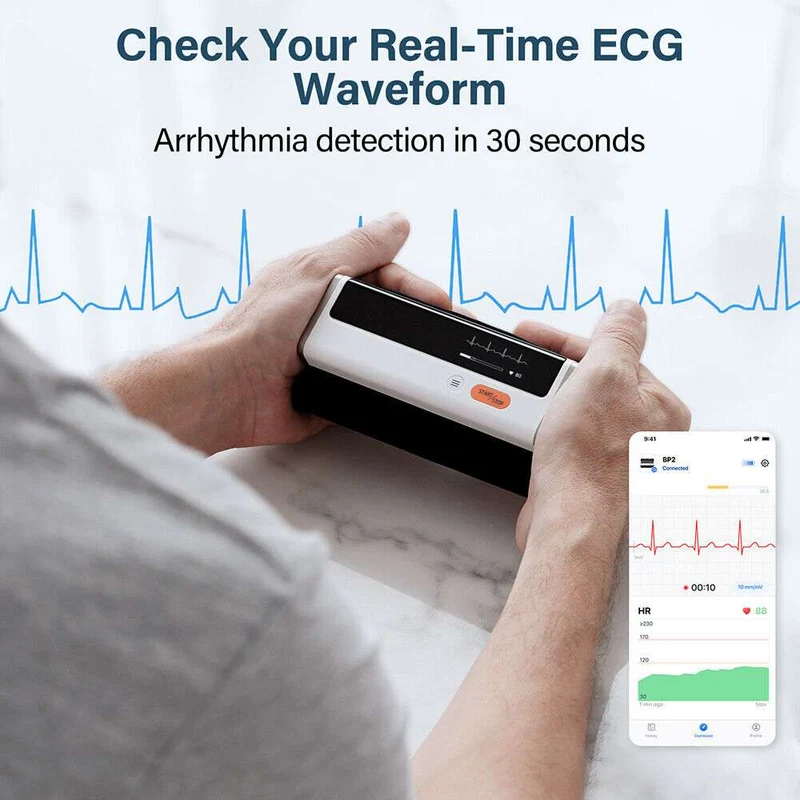 Kabelloses Blutdruckmessgerät (BP+EKG)