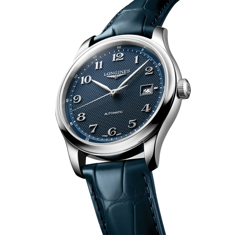 Master Collection 41mm - Blue on Leather Strap