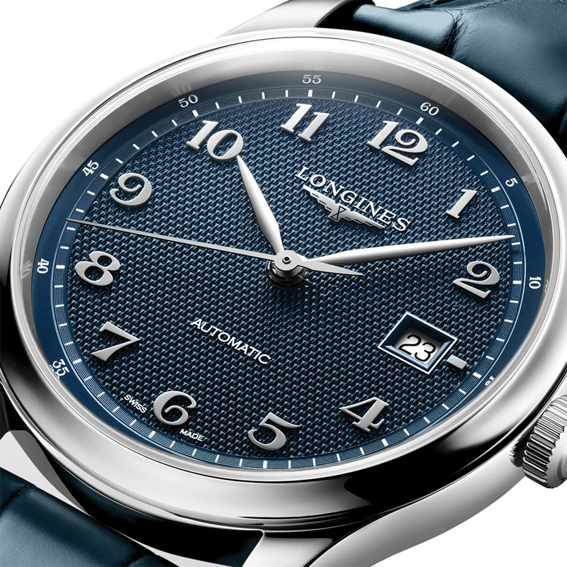 Master Collection 41mm - Blue on Leather Strap